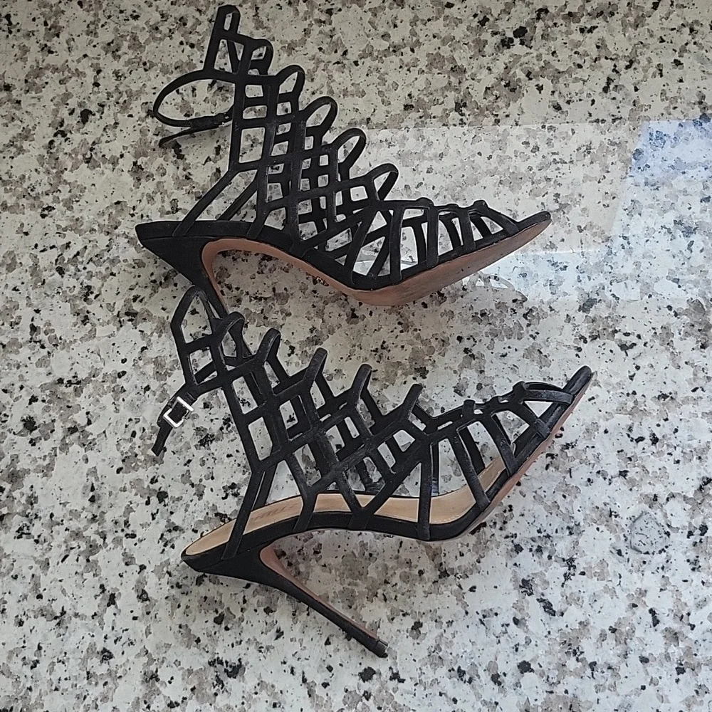 Schutz Juliana cage stilleto heels US sz 9.5 - Picture 3 of 10